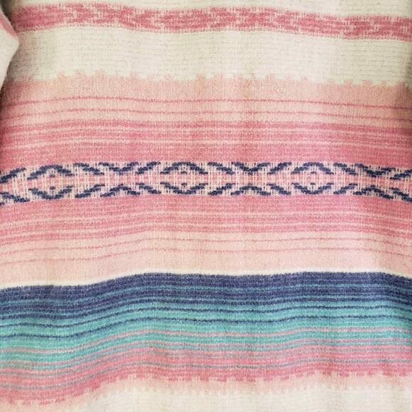 Vintage Woolrich Blanket Coat Southwest Aztec Wool Jacket Women’s Size Medium M - Picture 5 of 11